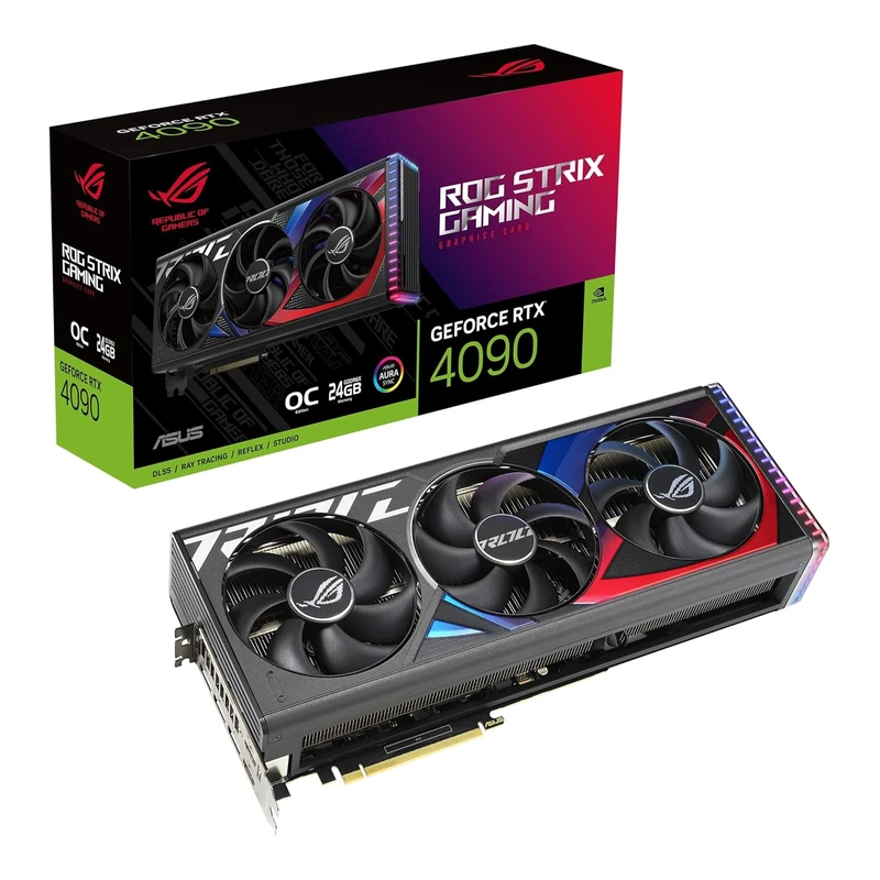 ASUS ROG Strix RTX 4090 GPU in Caedrel PC